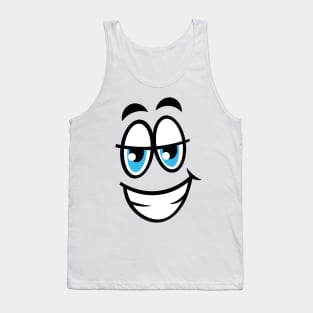 Smiling smiley face Tank Top